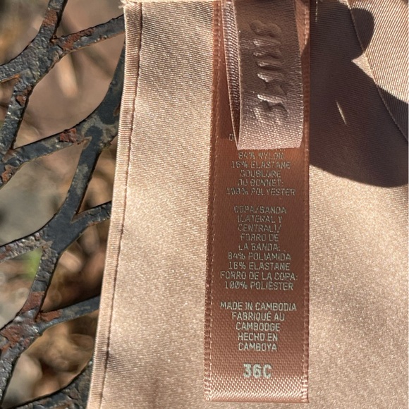 Skims Ultimate Teardrop Push-up Bra Clay Tan 36C - Picture 5 of 5